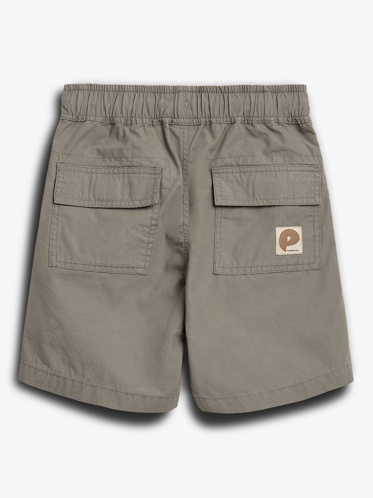 Poplin Shorts Solid - Green Smoke | 100137 Sixten