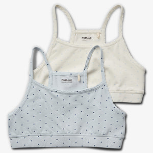 Crop top 2-pack - Blue | 100150 Clara