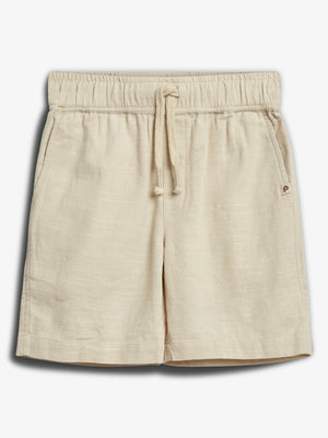 Baggy Linen Shorts - Tween - Nature | 100411 Noah