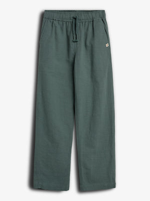 Baggy Linen Trousers - Tween - Petrol | 100191 Noah
