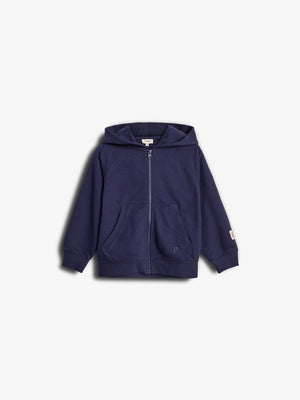 Classic Zip Hoodie - Kids - Navy | 100217 Felix