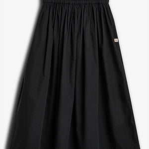 Tea Length Poplin Skirt - Tween - Black | 100225 Laura