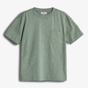 Slub Jersey Pocket T-Shirt - Green | 100249 Emil