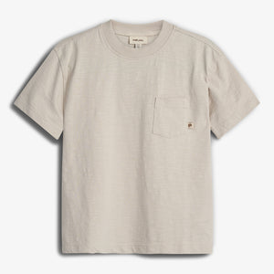 Slub Jersey Pocket T-Shirt - Tween - Off White | 100409 Emil