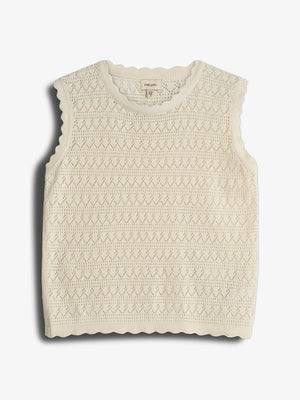 Knit Top - Tween - Off White | 100280 Vivi