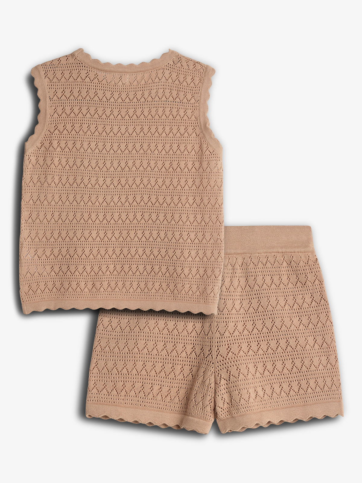 Knit Shorts and Top - Rose | 100287 Vivi