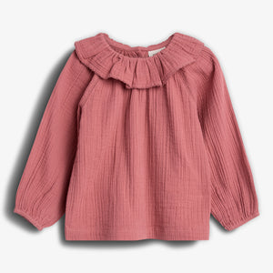Muslin Collar Blouse - Blush | 100288 Ella