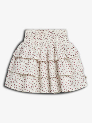 Flower Print Ruffle Skirt - Tween - Blush Flower | 100427 Annie