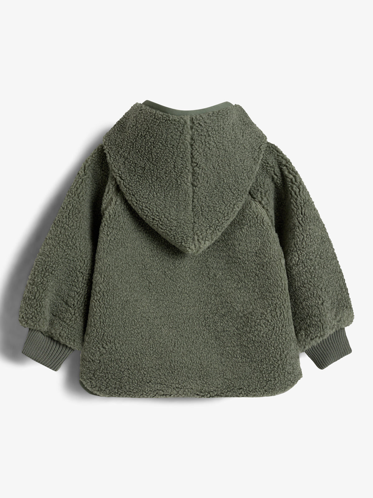 Hooded Teddy Jacket - Little - Green