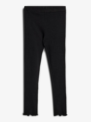 Modal Rib Leggings - Tween - Black | 100454 Fiona