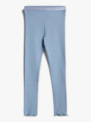 Modal Rib Leggings - Blue | 100330 Fiona