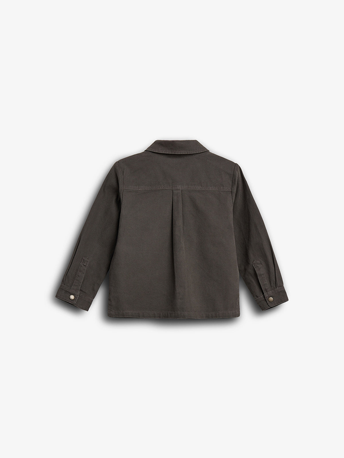 Canvas Overshirt - Kids - Dark Grey | 100129 Dereck