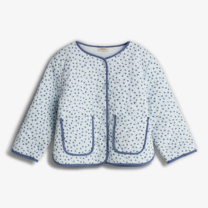 Quilted Jacket - Tween - Blue Flower | 100422 Maja