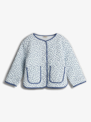 Quilted Jacket - Blue Flower | 100314 Maja