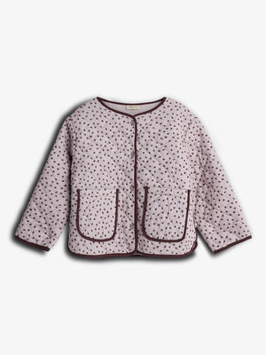 Quilted Jacket - Purple Flower | 100315 Maja