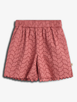 Butterfly Embroidery Shorts - Blush | 100311 Karla