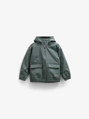 Shell Jacket with Patch Pocket - Tween - Dusty Dark Green | 100502 Luke