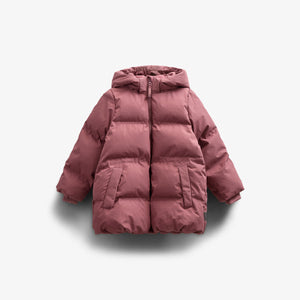 Winter Jacket with Drawstring - Kids - Vintage Red | 100534 Elenor
