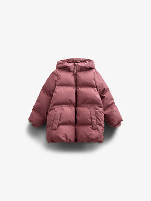 Winter Jacket with Drawstring - Kids - Vintage Red | 100534 Elenor