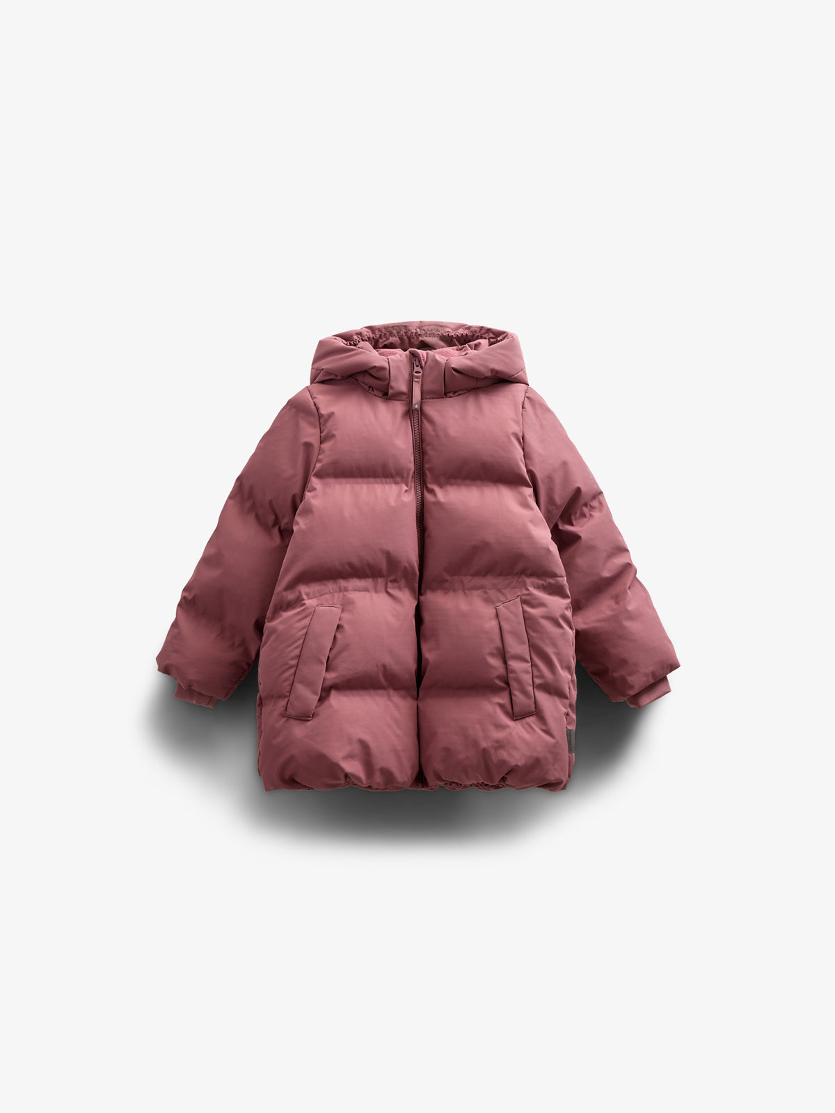 Winter Jacket with Drawstring - Kids - Vintage Red | 100534 Elenor
