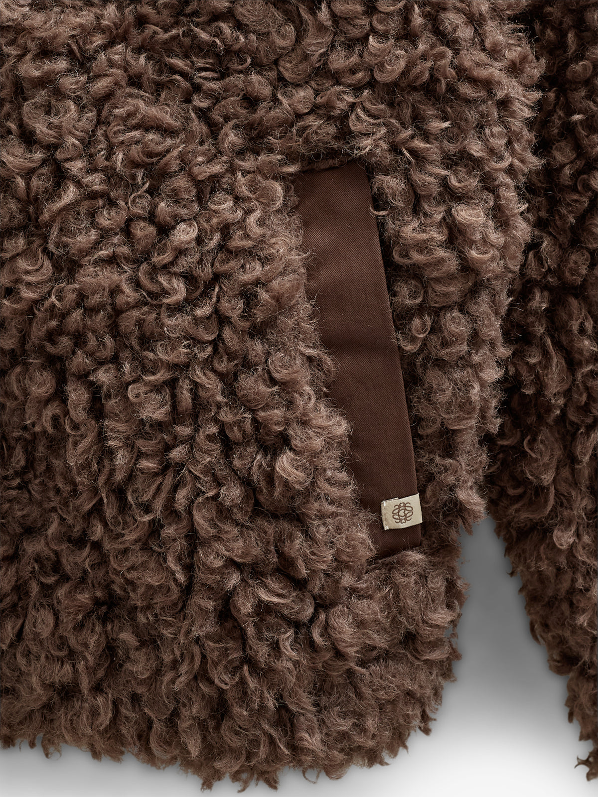 Faux Fur Hooded Jacket - Tween - Chocolate | 100549 Ellie