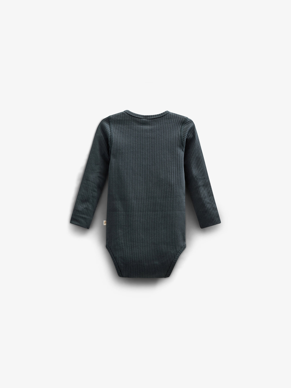 Long Sleeve Cotton Rib Bodysuit - Kids - Forest Green | 100560 Manson