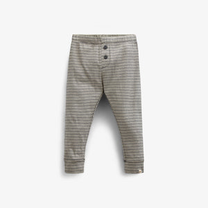 Cotton Rib pants - Kids - Forest Green Stripe | 100570 Manson
