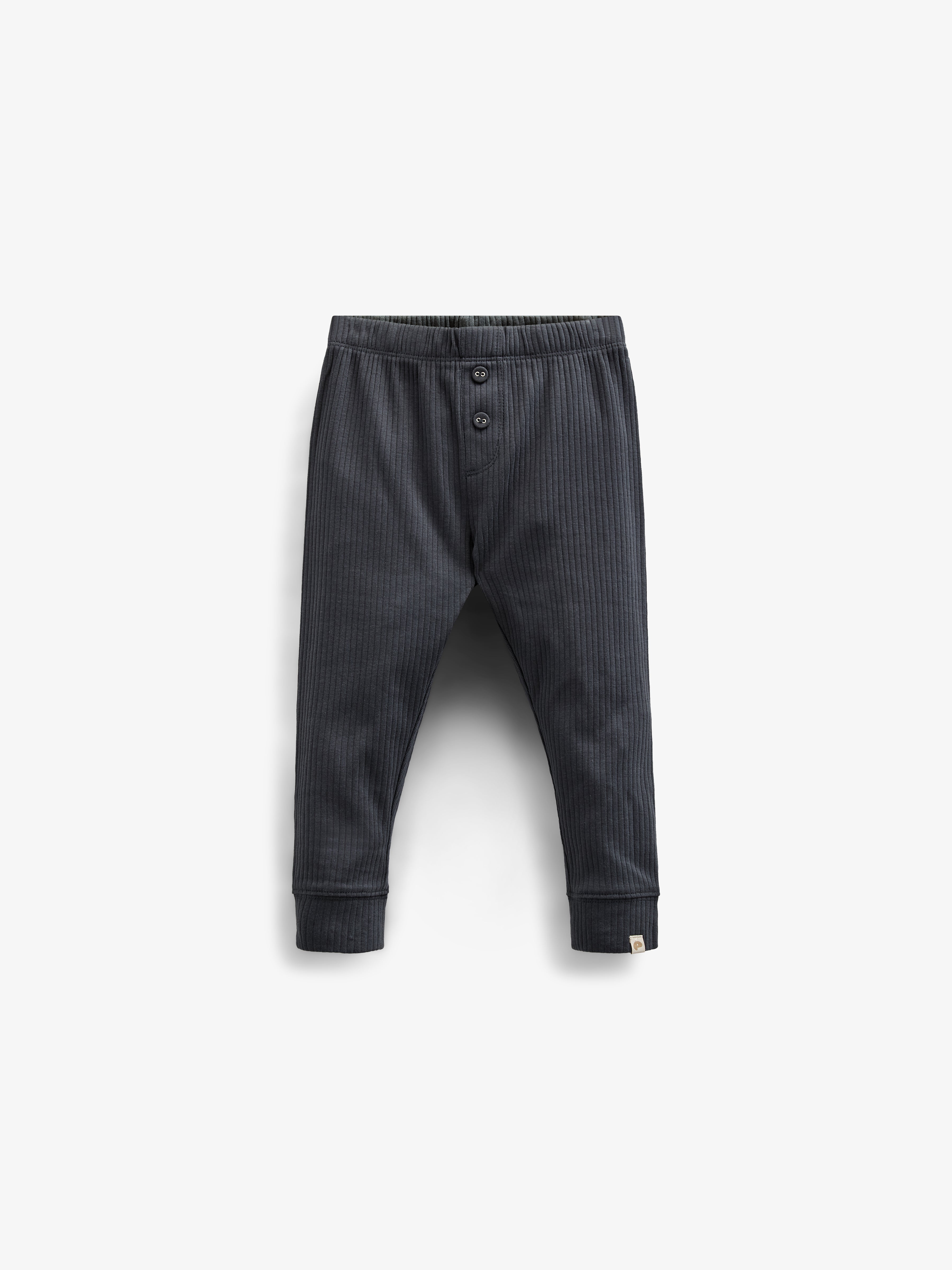 Cotton Rib pants - Kids - Forest Green | 100572 Manson