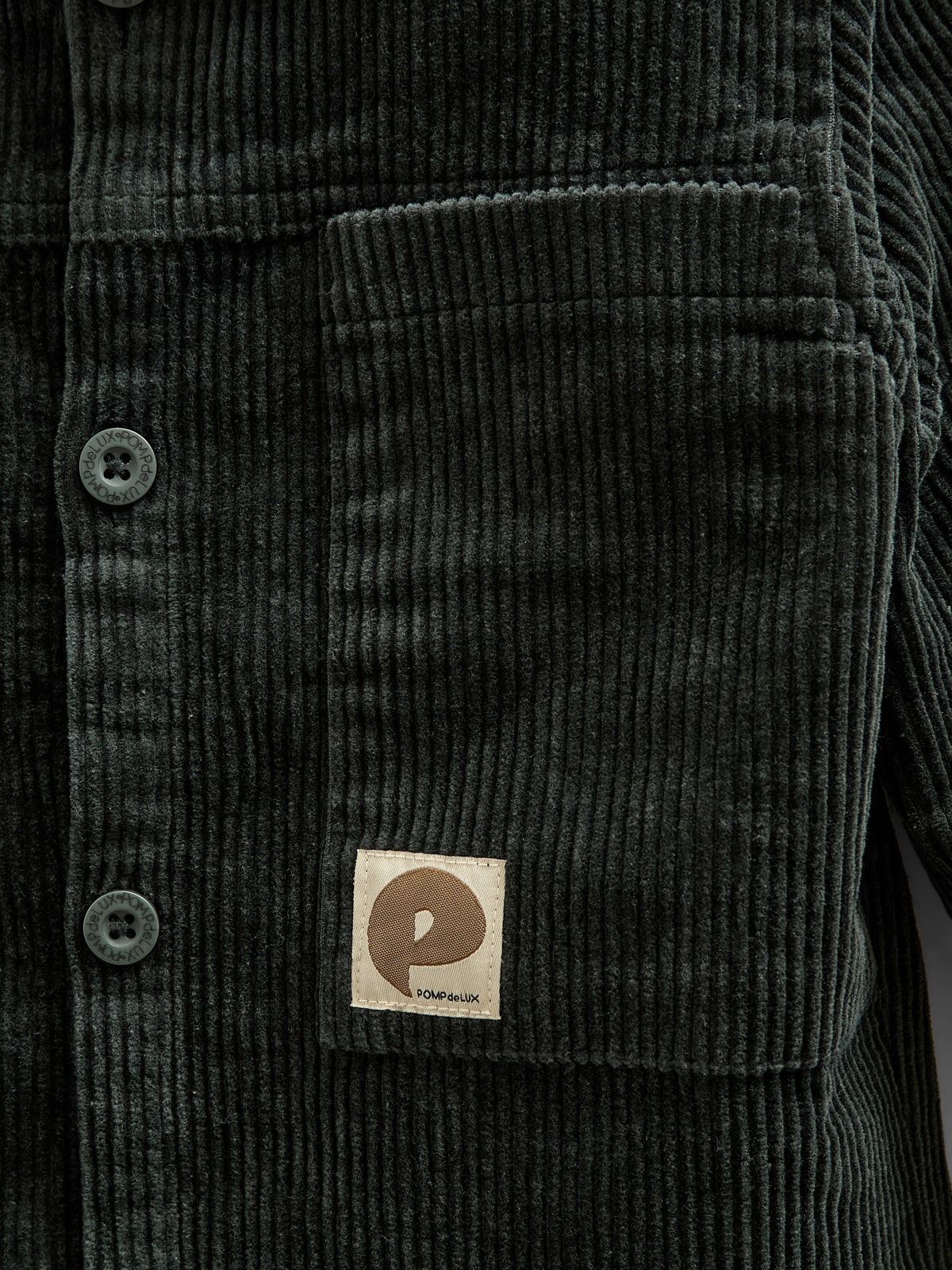 Corduroy Overshirt - Kids - Forest Green | 100596 Jace
