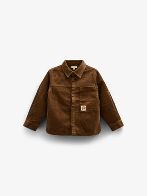 Corduroy Overshirt - Kids - Coffee | 100598 Jace