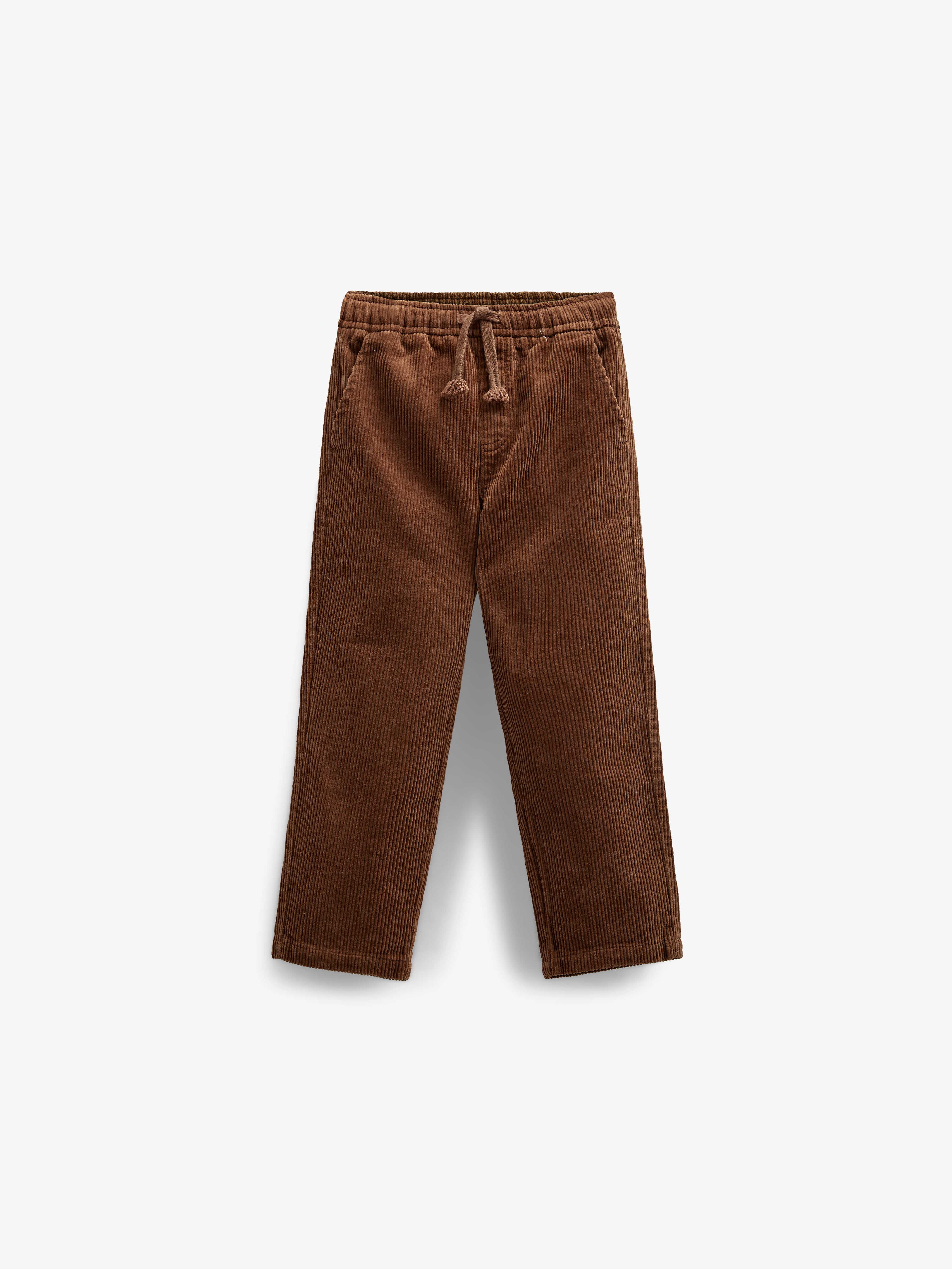 Corduroy Pull-on Trousers with String - Kids - Coffee | 100602 Jace