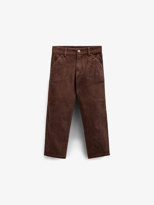Corduroy Trousers - Kids - Chocolate | 100608 Connor