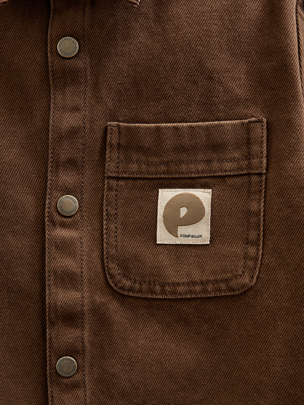 Twill Overshirt - Kids - Chocolate | 100610 Carter