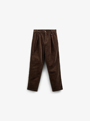 Bold Corduroy Trousers - Tween - Chocolate | 100619 Margot