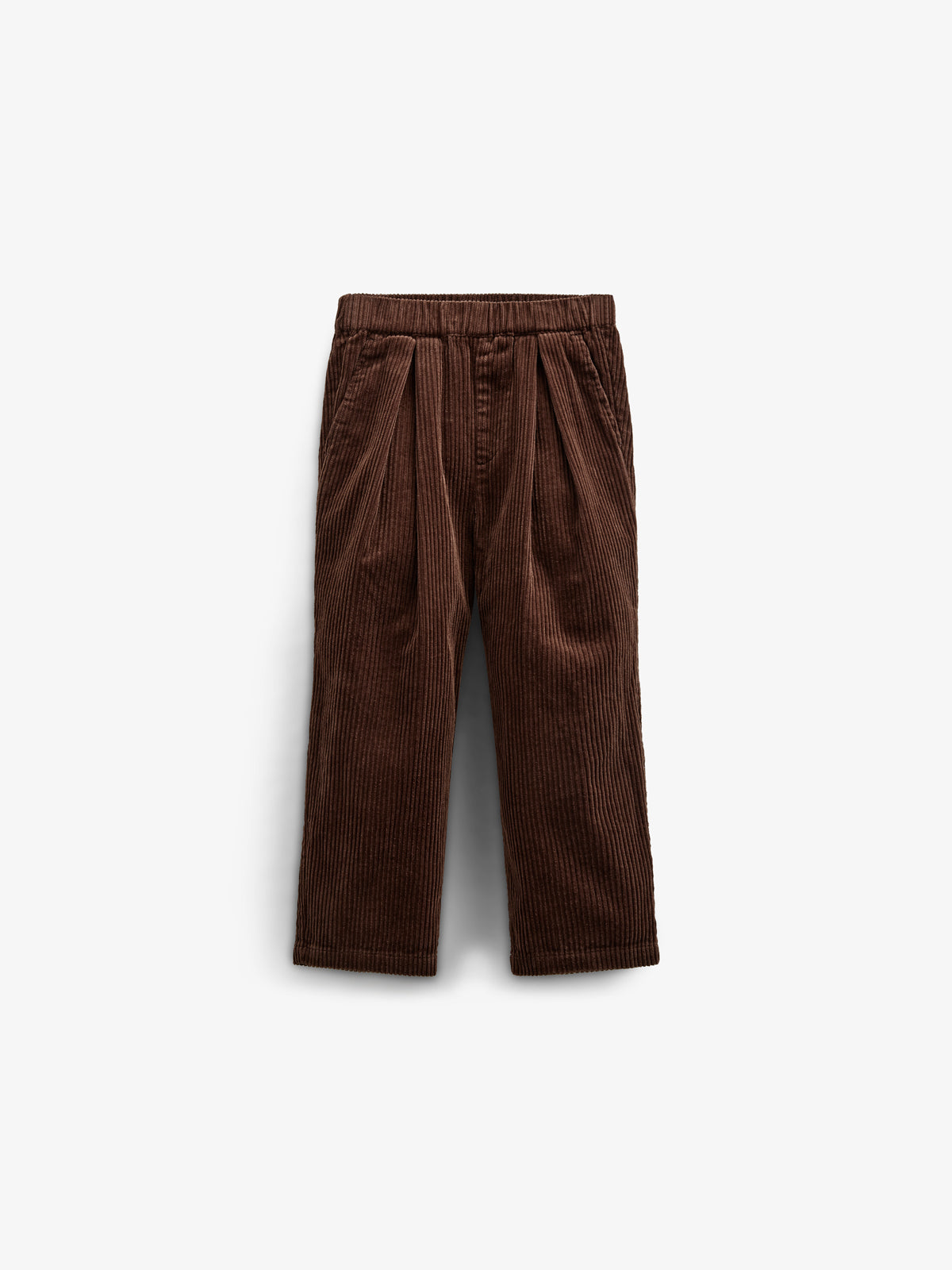 Bold Corduroy Pull-on Trousers - Kids - Chocolate | 100621 Margot