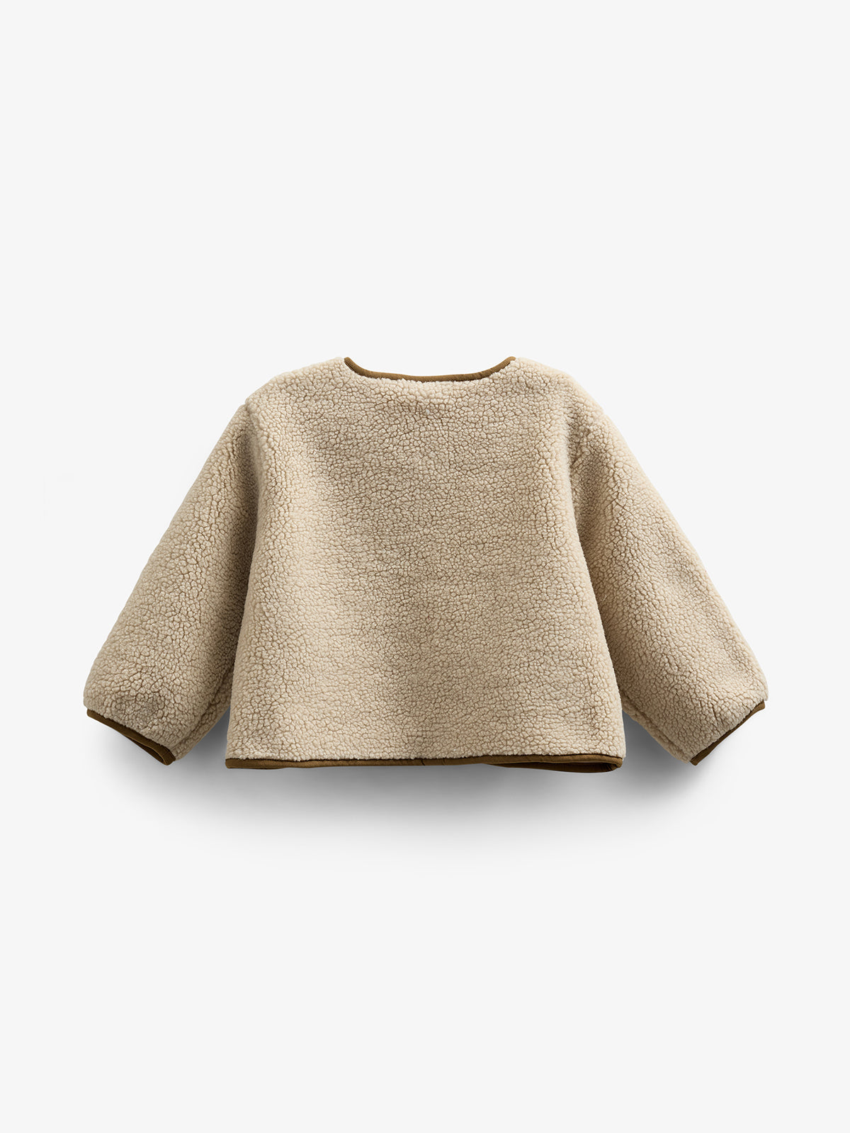 Pile Jacket with Buttons - Kids - Nature | 100626 Mayfield