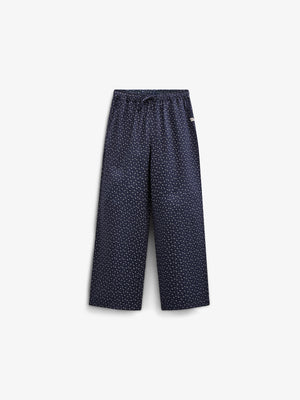 Printed Crepe viscose Trousers - Tween - Navy | 100660 Ana