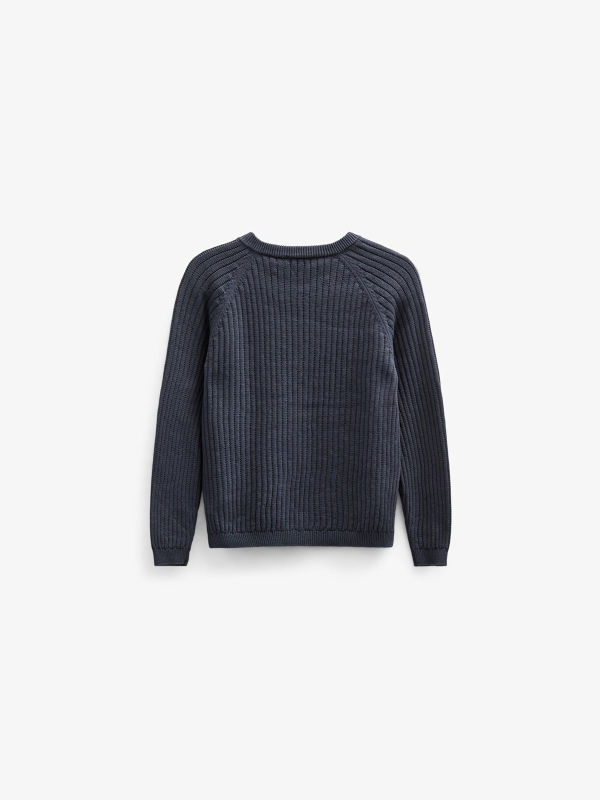 Cotton Knit Sweater - Kids - Navy | 100693 Jett