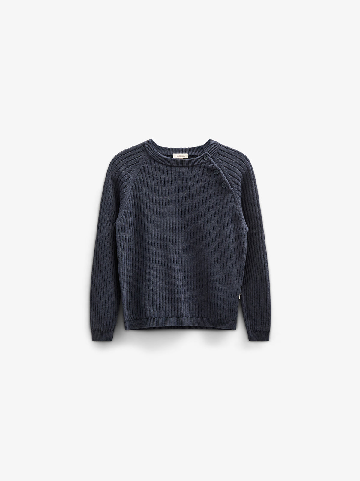 Cotton Knit Sweater - Tween - Navy | 100694 Jett
