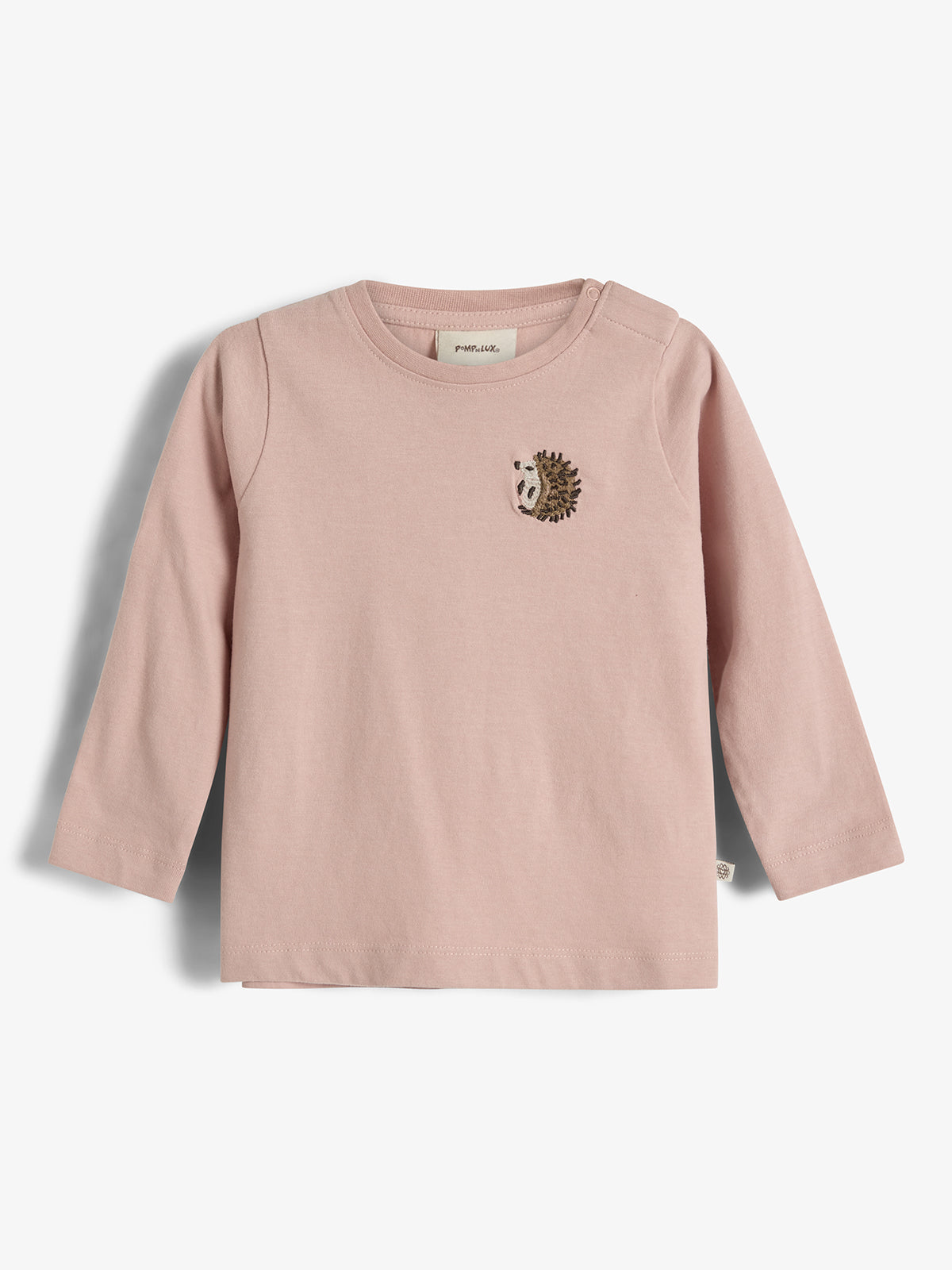 Hedgie Long Sleeve T-shirt - Little - Rose