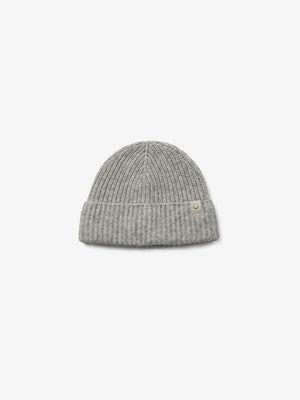Wool Mix Beanie - All - Grey Melange | 100749 Cork