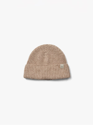 Wool Mix Beanie - All - Beige Melange | 100751 Cork