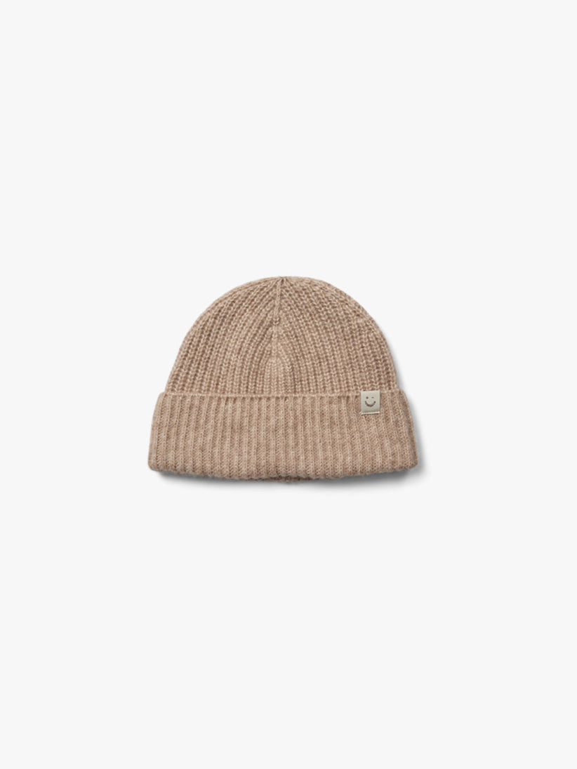 Wool Mix Beanie - All - Beige Melange | 100751 Cork
