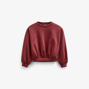 Baloon Sweatshirt - Tween - Burgundy | 100819 Joanna