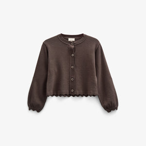 Cardigan - Kids - Chocolate | 100826 Nicole