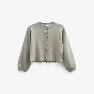 Cardigan - Kids - Dusty Green | 100830 Nicole