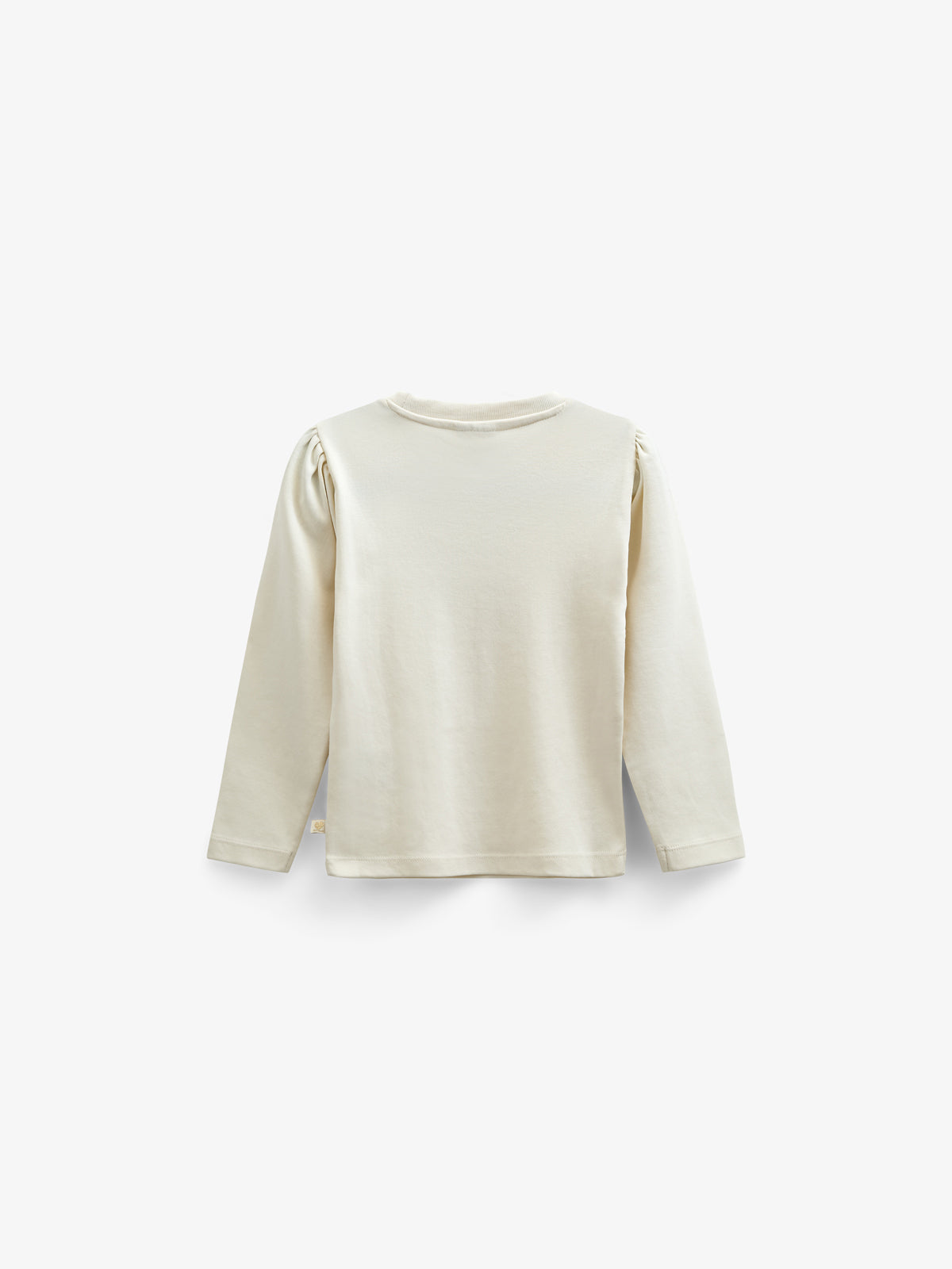 Long Sleeve Slub Jersey T-Shirt - Kids - Off White | 100848 Kendell
