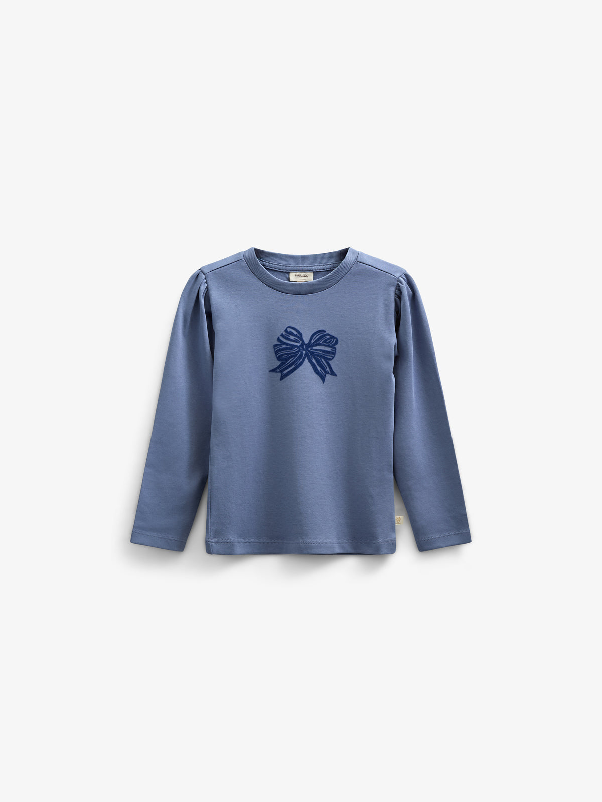 Long Sleeve Slub Jersey T-Shirt - Kids - Blue | 100850 Kendell