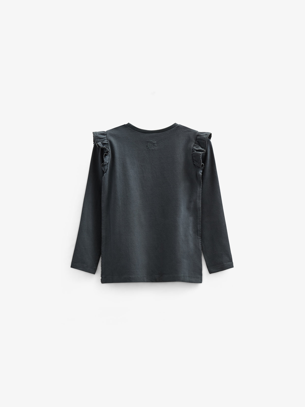 Frill Jersey Blouse - Kids - Forrest Green | 100866 Talia