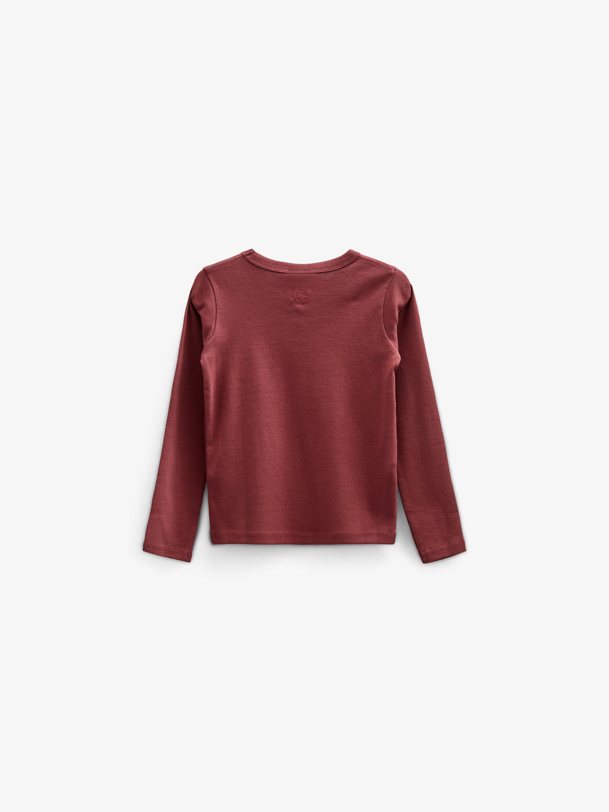 Long Sleeve T-shirt with Chest pocket - Kids - Burgundy | 100868 Sienna